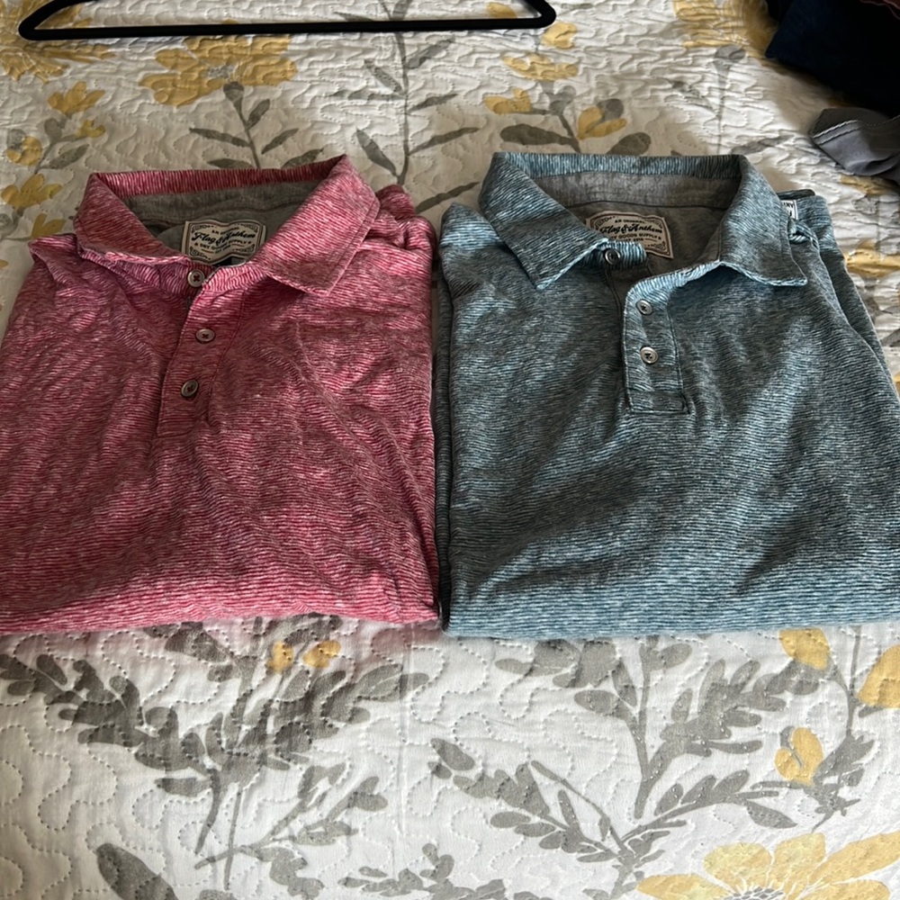 Flag & Anthem Polos Size Large